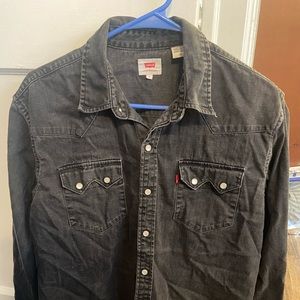 Levi’s Black Denim Shirt